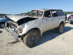 Salvage cars for sale at Anderson, CA auction: 1992 Toyota Land Cruiser FJ80