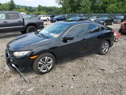 Salvage cars for sale at Candia, NH auction: 2016 Honda Civic LX