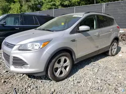 Salvage cars for sale at Waldorf, MD auction: 2016 Ford Escape SE