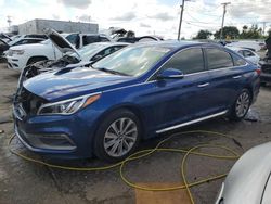 Salvage cars for sale at Chicago Heights, IL auction: 2015 Hyundai Sonata Sport