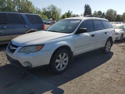 Subaru salvage cars for sale: 2008 Subaru Outback 2.5I