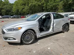 Salvage cars for sale at Austell, GA auction: 2018 Ford Fusion TITANIUM/PLATINUM HEV