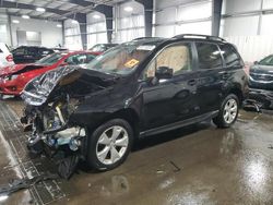 Salvage cars for sale at Ham Lake, MN auction: 2018 Subaru Forester 2.5I Premium