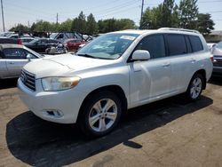 Salvage cars for sale at Denver, CO auction: 2008 Toyota Highlander Limited