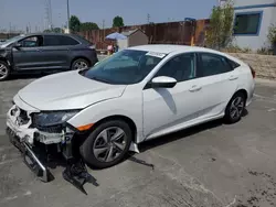 Salvage cars for sale at Wilmington, CA auction: 2021 Honda Civic LX