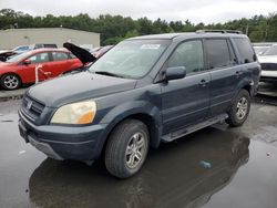 Salvage cars for sale at Exeter, RI auction: 2004 Honda Pilot EXL