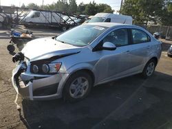 Chevrolet salvage cars for sale: 2013 Chevrolet Sonic LS