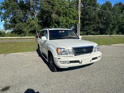 Salvage cars for sale at North Billerica, MA auction: 2002 Lexus LX 470