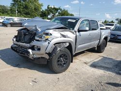 Salvage cars for sale at Bridgeton, MO auction: 2021 Toyota Tacoma Double Cab