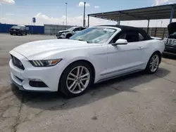 Salvage cars for sale from Copart Anthony, TX: 2016 Ford Mustang