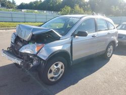 Salvage cars for sale at Assonet, MA auction: 2007 Honda CR-V LX