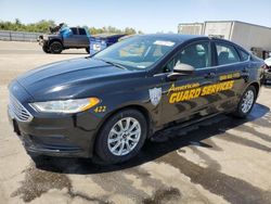 Salvage cars for sale at Fresno, CA auction: 2017 Ford Fusion S