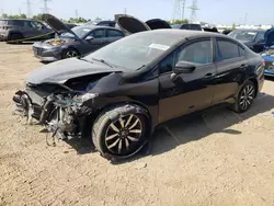 Salvage cars for sale at Elgin, IL auction: 2015 Honda Civic EXL