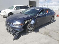 Chevrolet salvage cars for sale: 2016 Chevrolet Malibu LT