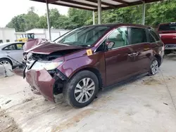 Salvage cars for sale at Hueytown, AL auction: 2016 Honda Odyssey SE