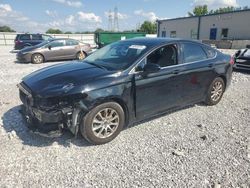 Salvage cars for sale at Barberton, OH auction: 2017 Ford Fusion S