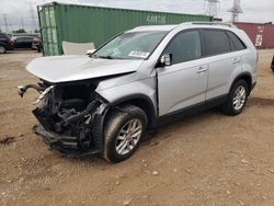 Salvage cars for sale at Elgin, IL auction: 2015 KIA Sorento LX