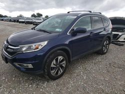 Salvage cars for sale at West Warren, MA auction: 2016 Honda CR-V Touring