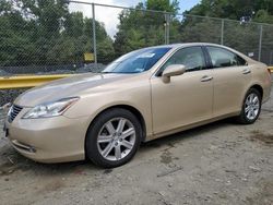 Salvage cars for sale at Waldorf, MD auction: 2008 Lexus ES 350