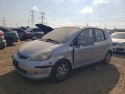 Salvage cars for sale at Elgin, IL auction: 2007 Honda FIT