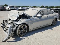 Salvage cars for sale from Copart San Antonio, TX: 2017 BMW 430I