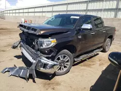 Salvage cars for sale at Albuquerque, NM auction: 2019 Toyota Tundra Crewmax 1794