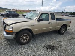 Salvage cars for sale at Tifton, GA auction: 2000 Ford Ranger Super Cab