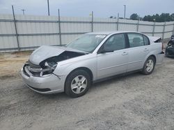 Chevrolet salvage cars for sale: 2005 Chevrolet Malibu LS