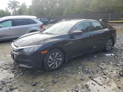 Salvage cars for sale at Waldorf, MD auction: 2018 Honda Civic EX