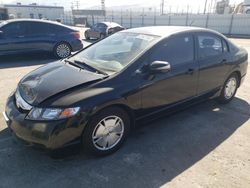 Salvage cars for sale at Sun Valley, CA auction: 2010 Honda Civic Hybrid