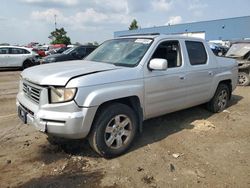 Salvage trucks for sale at Woodhaven, MI auction: 2008 Honda Ridgeline RTL