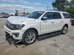 Salvage cars for sale at Lexington, KY auction: 2019 Ford Expedition Max Platinum