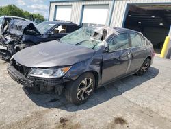 Salvage cars for sale at Chambersburg, PA auction: 2016 Honda Accord LX