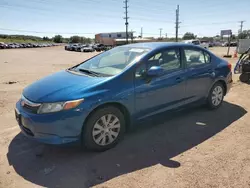 Salvage cars for sale at Colorado Springs, CO auction: 2012 Honda Civic LX