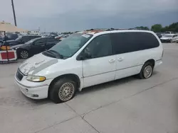 Salvage cars for sale at Grand Prairie, TX auction: 1996 Chrysler Town & Country LXI