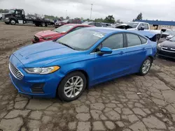 Ford salvage cars for sale: 2020 Ford Fusion SE