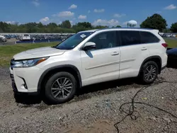 Salvage cars for sale at Hillsborough, NJ auction: 2017 Toyota Highlander SE