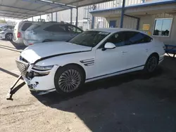 Salvage cars for sale at Sacramento, CA auction: 2023 Genesis G80