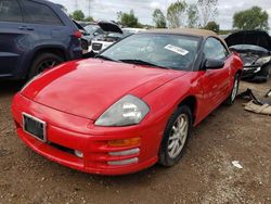 Mitsubishi Eclipse salvage cars for sale: 2001 Mitsubishi Eclipse Spyder GS