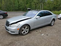 Salvage cars for sale at Cookstown, ON auction: 2011 Mercedes-Benz S 550 4matic