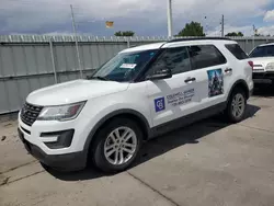 Salvage cars for sale at Littleton, CO auction: 2016 Ford Explorer