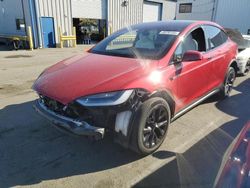 Salvage cars for sale at Vallejo, CA auction: 2022 Tesla Model X