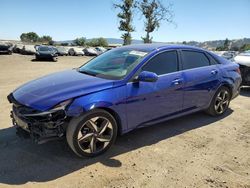 Salvage cars for sale at auction: 2021 Hyundai Elantra Limited