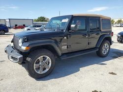 Jeep salvage cars for sale: 2021 Jeep Wrangler Unlimited Sahara