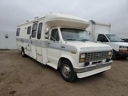 Salvage trucks for sale at Brighton, CO auction: 1991 Ford Econoline E350 Cutaway Van