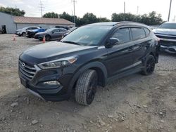 Salvage cars for sale at Columbus, OH auction: 2017 Hyundai Tucson Limited