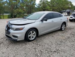 Salvage cars for sale at Houston, TX auction: 2016 Chevrolet Malibu L