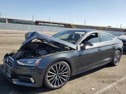 Salvage cars for sale at Van Nuys, CA auction: 2019 Audi A5 Premium Plus