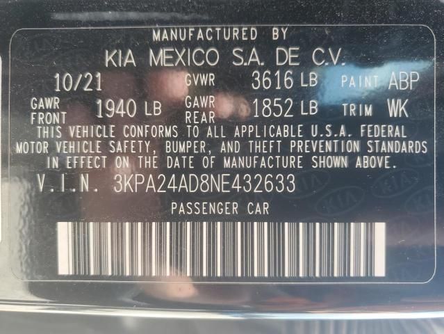 2022 KIA Rio LX