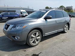 Salvage cars for sale at Tulsa, OK auction: 2015 Nissan Pathfinder S